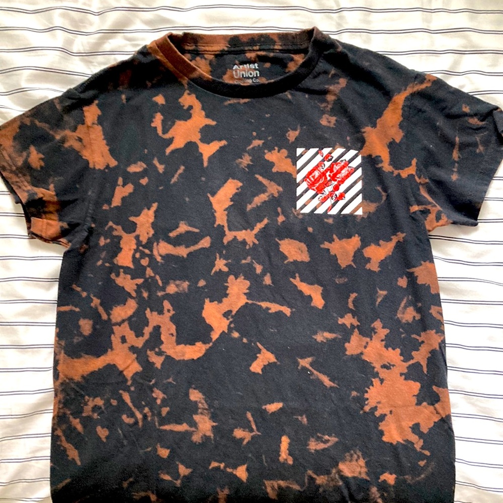 Artist Union tie dye rose TShirt
